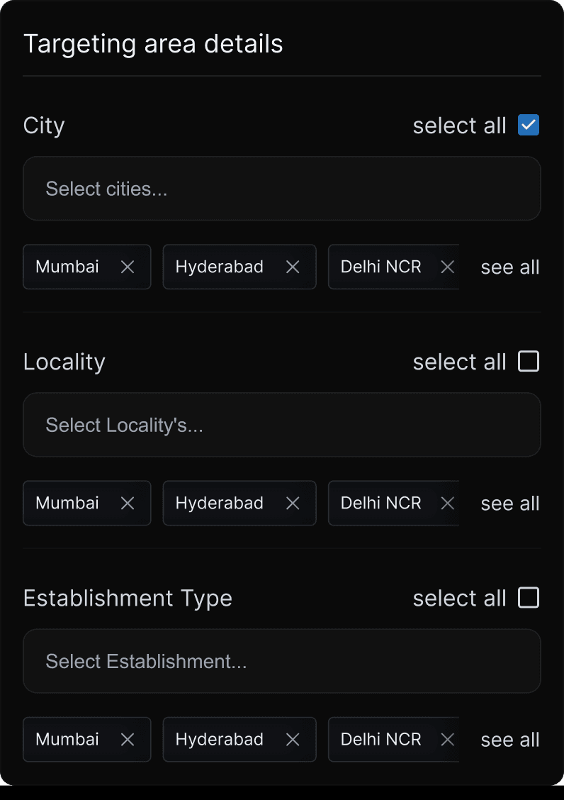Choose the audience campaign workflow preview